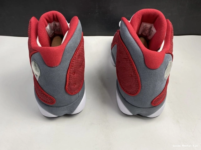 Grey Jordan Retro Air Gym Red 414571-600 13 Flint 0607